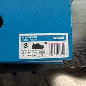 Hoka One One Bondi SR Women's Shoes - Black